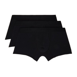 캘빈클라인 언더웨어 Calvin Klein Underwear Three-Pack Black Standard Boxers 222325M216013