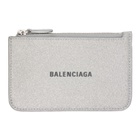 발렌시아가 Balenciaga Silver Cash Card Holde...