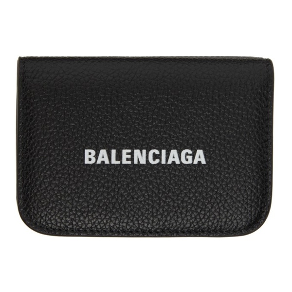 발렌시아가 발렌시아가 Balenciaga Black Mini Cash Bifold Wallet 222342F040000