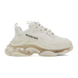 발렌시아가 Balenciaga 오프화이트 Off-White Triple S Sneakers 222342F128011