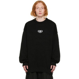 발렌시아가 Balenciaga Black BB Paris Icon Sweater 222342M201000