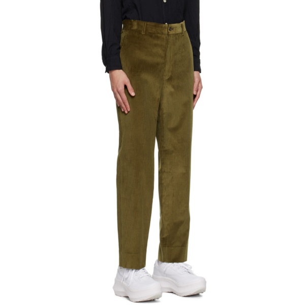 Comme des Garcons Homme Plus Khaki Four-Pocket Trousers 222347M191006