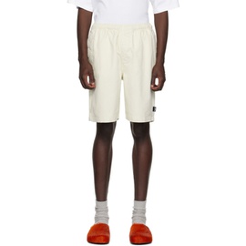 Stuessy 오프화이트 Off-White Brushed Shorts 222353M193006