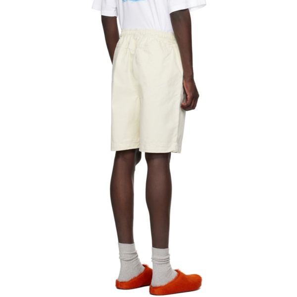 Stuessy 오프화이트 Off-White Brushed Shorts 222353M193006