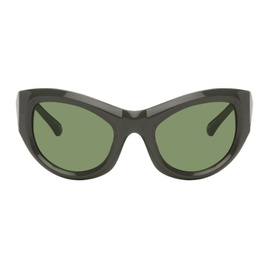 드리스 반 노튼 Dries Van Noten Gray 린다 패로우 Linda Farrow 에디트 Edition Wrap Sunglasses 222358F005008