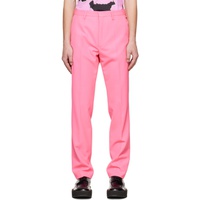 드리스 반 노튼 Dries Van Noten Pink Cropped Trousers 222358M191000