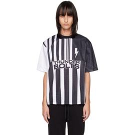 닐바렛 Neil Barrett Black & White Soccer T-Shirt 222368M213022