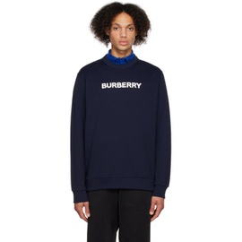 버버리 Burberry Navy Bonded Sweatshirt 222376M213023