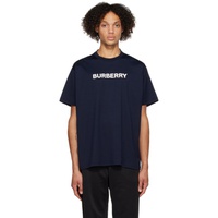 버버리 Burberry Navy Bonded T-Shirt 222376M213024