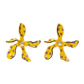 마르니 Marni Yellow Flower Earrings 222379F022007