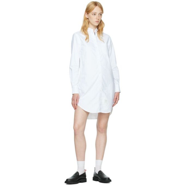 톰브라운 톰브라운 Thom Browne White Cotton Dress 222381F109000