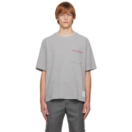 톰브라운 Thom Browne Gray Pocket T-Shirt 222381M213020