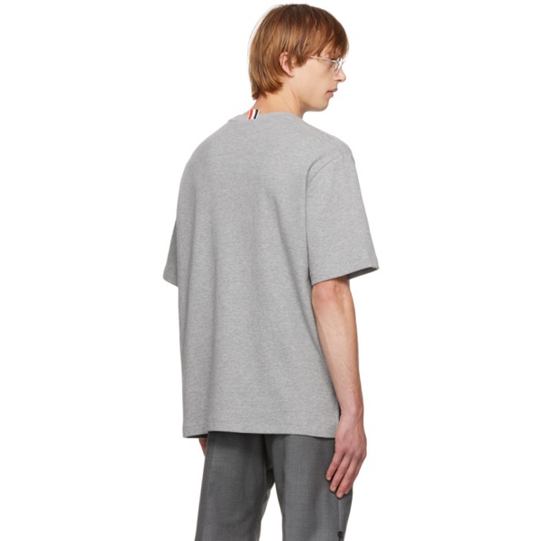 톰브라운 톰브라운 Thom Browne Gray Pocket T-Shirt 222381M213020