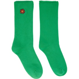 Green Kenzo Paris Boke Flower Socks 222387F076004