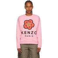 Pink Kenzo Paris Boke Flower Sweatshirt 222387F098006