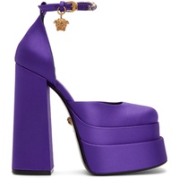 베르사체 Versace Purple Aevitas Platform Heels 222404F122063