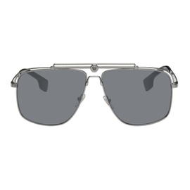 베르사체 Versace Gunmetal Medusa Focus Sunglasses 222404M134047