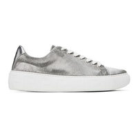 베르사체 Versace Silver Greca Sneakers 222404M237006