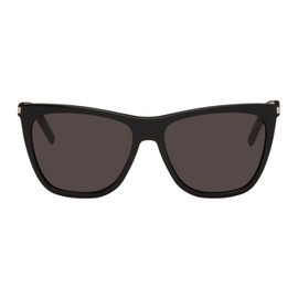 생로랑 Saint Laurent Black Cat-Eye Sunglasses 222418F005014