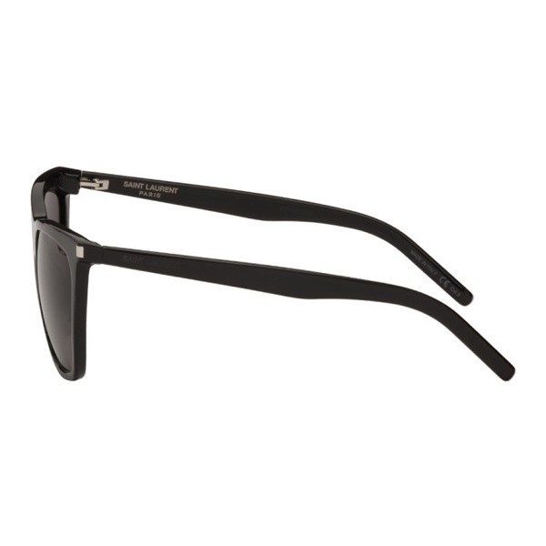 생로랑 생로랑 Saint Laurent Black Cat-Eye Sunglasses 222418F005014