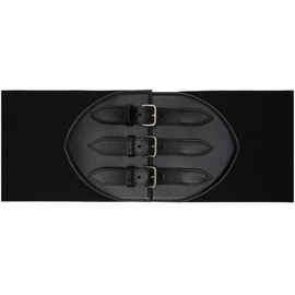 알라이아 ALAIA Black Three-Buckle Corset Belt 222483F001011