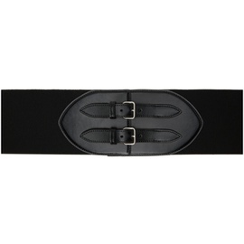 알라이아 ALAIA Black Two-Buckle Corset Belt 222483F001012