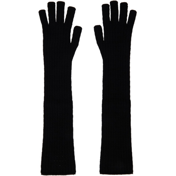  알라이아 ALAIA Black Vienne Gloves 222483F012001