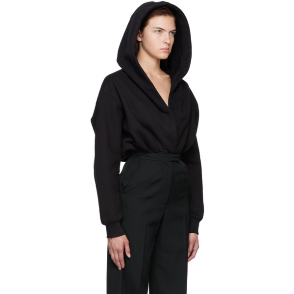  알라이아 ALAIA Black Hooded Bodysuit 222483F358005