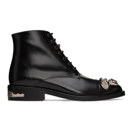 토가 풀라 토가 Toga Pulla Black Embellished Ankle Boots 222492F113016