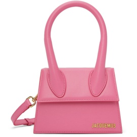 자크뮈스 JACQUEMUS Pink Le Chiquito Moyen Bag 222553F046008