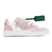 오프화이트 Off-White White & Pink 5.0 Sneakers 222607F128021
