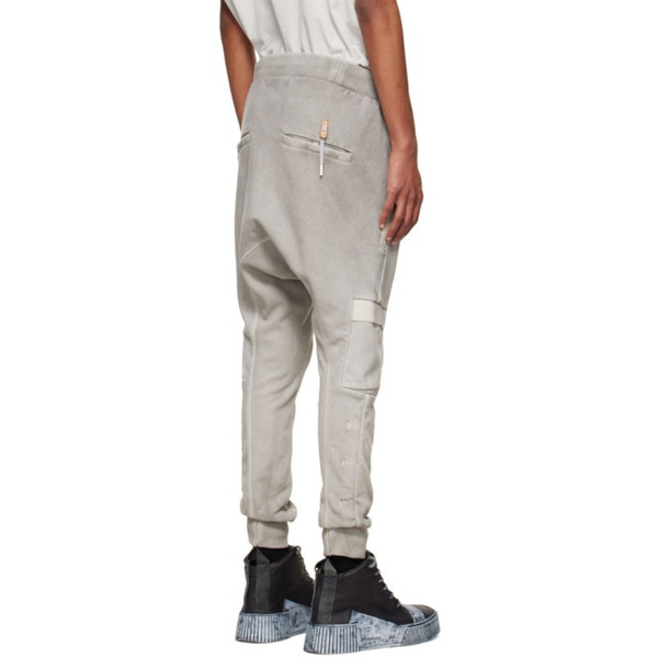  보리스 비잔 사베리 Boris Bidjan Saberi SSENSE Exclusive Gray Cotton Lounge Pants 222616M190000
