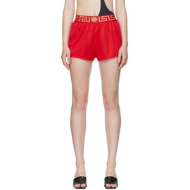 베르사체 언더웨어 베르사체 Versace Underwear Red Greca Swim Shorts 222653F088002