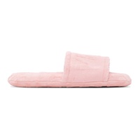 베르사체 언더웨어 베르사체 Versace Underwear Pink Logo Slippers 222653F121001