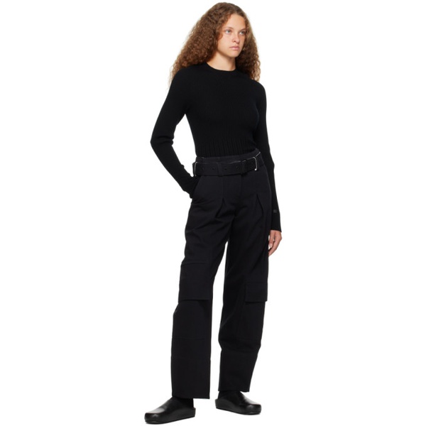  로우 클래식 Low CLASSIC Black Low Pocket Trousers 222666F087005