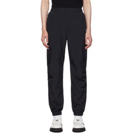 Fred Perry Black Elasticized Trousers 222719M191003