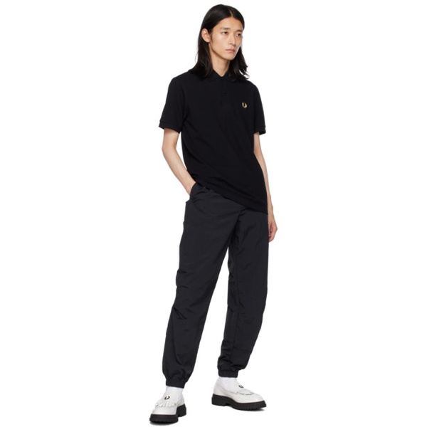  Fred Perry Black Elasticized Trousers 222719M191003