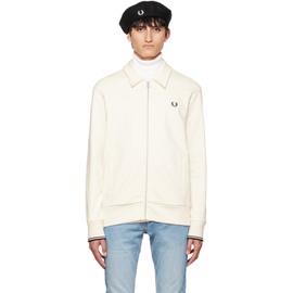 Fred Perry Beige Embroidered Sweatshirt 222719M202006