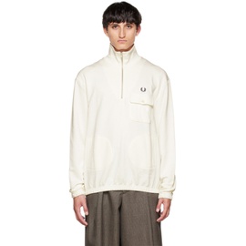 Fred Perry 오프화이트 Off-White Embroidered Sweater 222719M202007