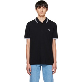 Fred Perry Black Twin Tipped Polo 222719M212001