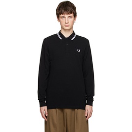 Fred Perry Black Embroidered Polo 222719M212008