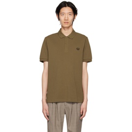 Fred Perry Brown Embroidered Polo 222719M212011