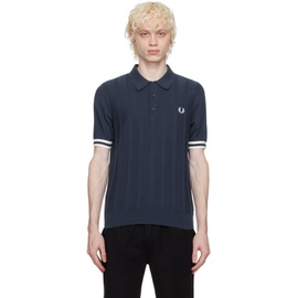 Fred Perry Navy Stripe Polo 222719M212013