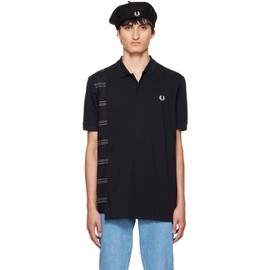 Fred Perry Black Check Polo 222719M212016