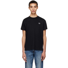 Fred Perry Black Ringer T-Shirt 222719M213001