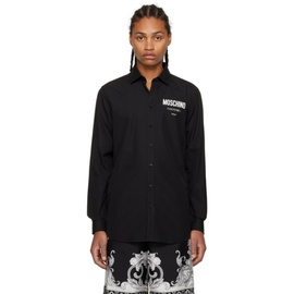 모스키노 Moschino Black Couture Shirt 222720M192014