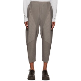 Homme Plisse 이세이 미야케 Issey Miyake Brown Pleats 1 Trousers 222729M191091