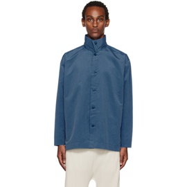 Homme Plisse 이세이 미야케 Issey Miyake Blue Packable Shirt 222729M192026