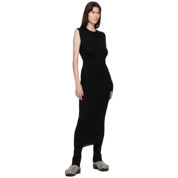  TOTEME Black Wrap Maxi Dress 222771F054013