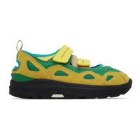 수이코크 Suicoke Yellow & Green AKK-ab Sneakers 222773M237003